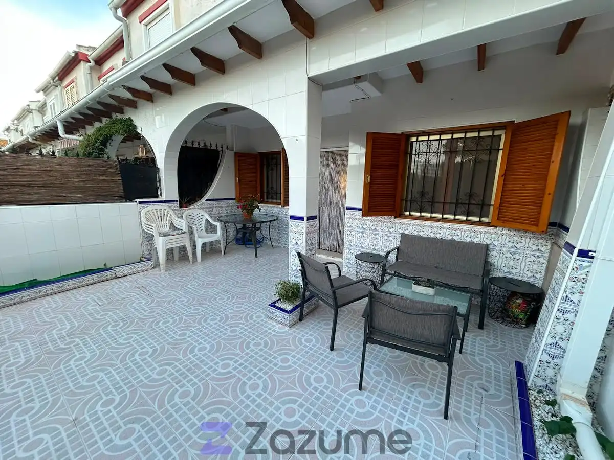Terrace of Flat for rent in Los Alcázares  with Air Conditioner, Heating and Furnished