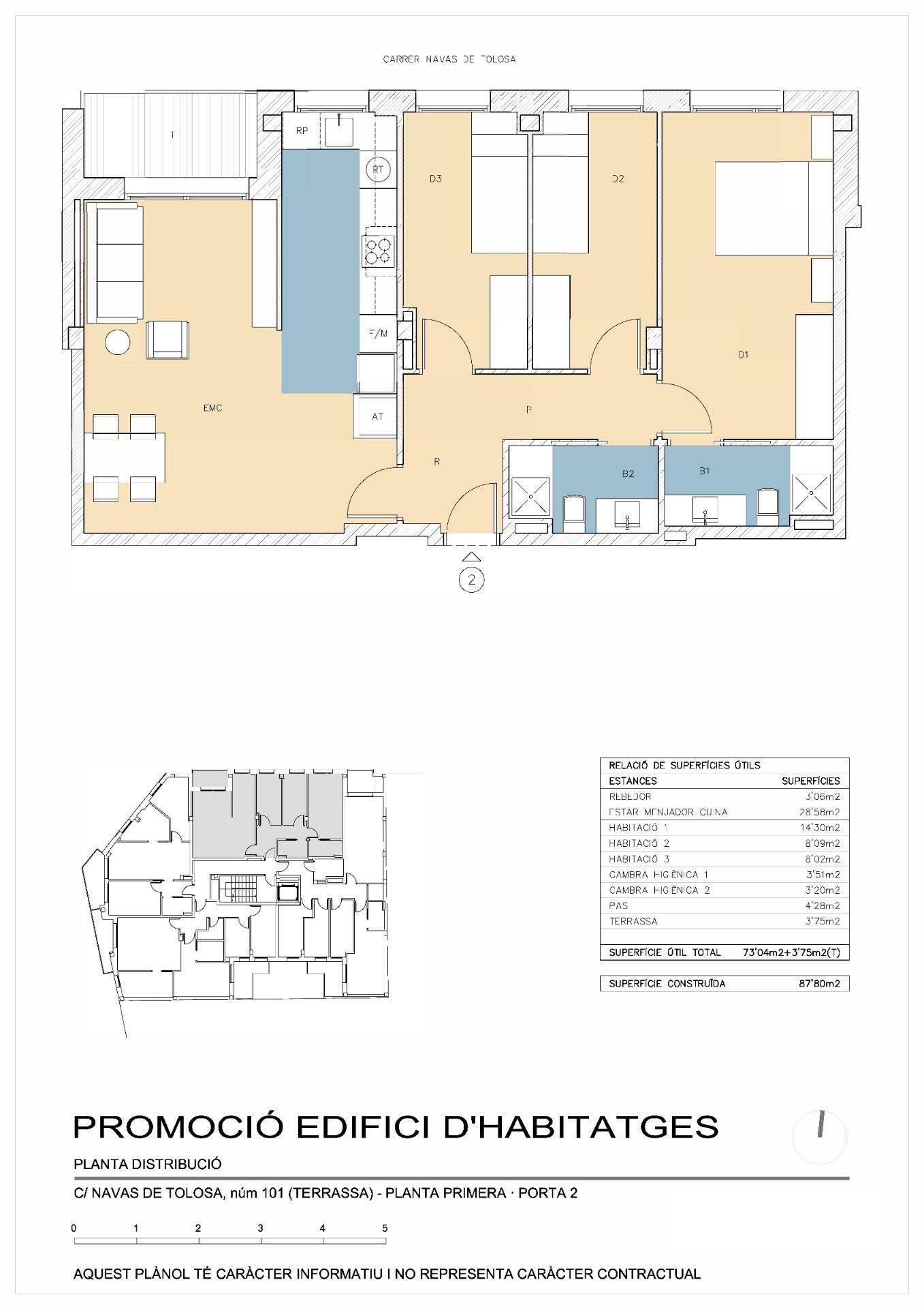 Flat for sale in Terrassa  with Air Conditioner, Heating and Parquet flooring
