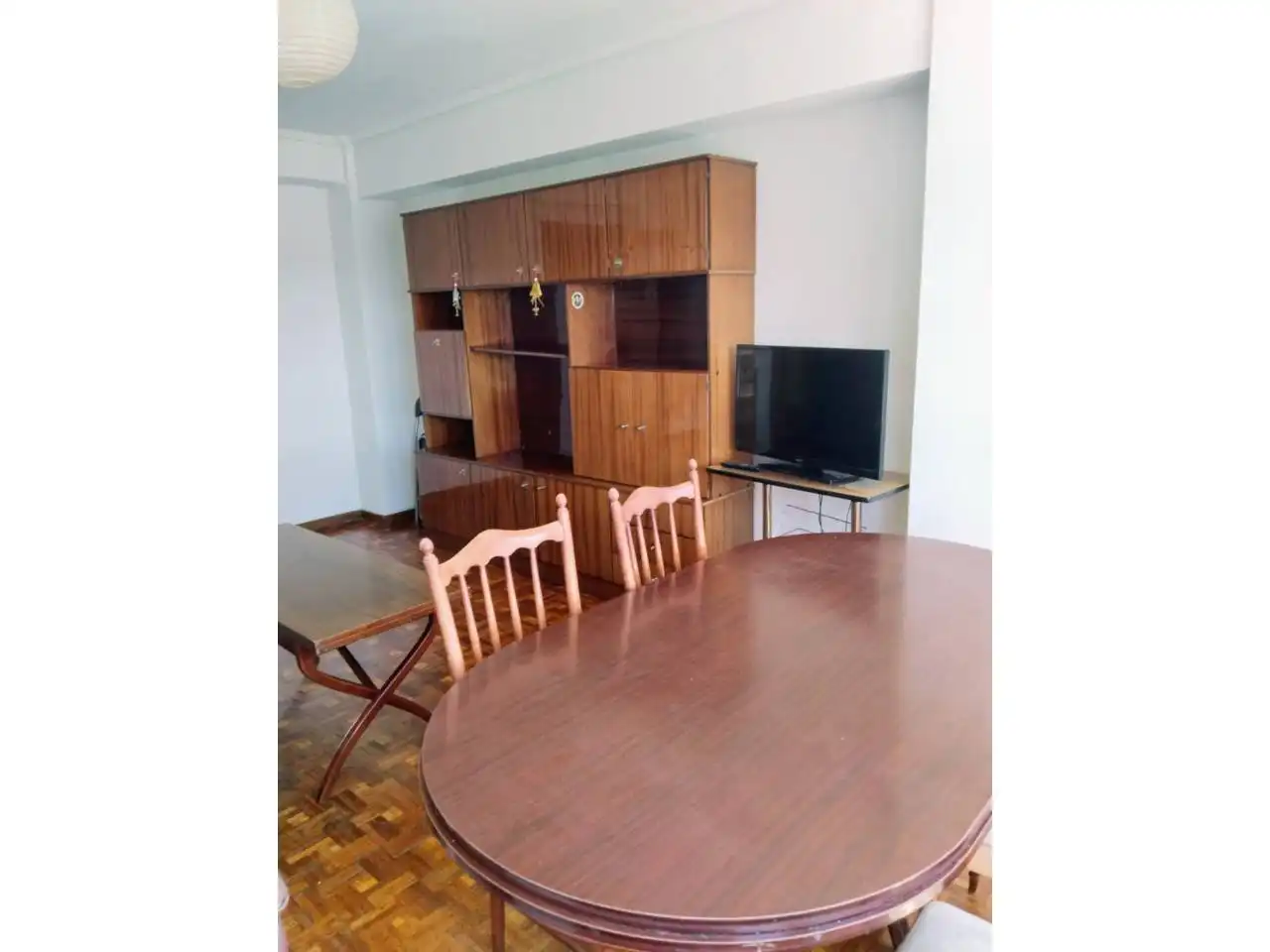 Dining room of Flat for rent in Burgos  with Heating, Parquet flooring and Terrace