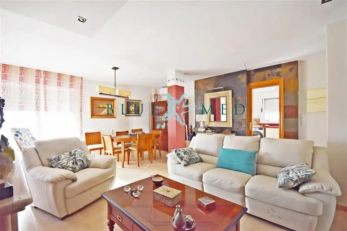 Sala de estar de Casa o chalet en venta en Mazarrón con Aire acondicionado, Calefacción y Jardín privado