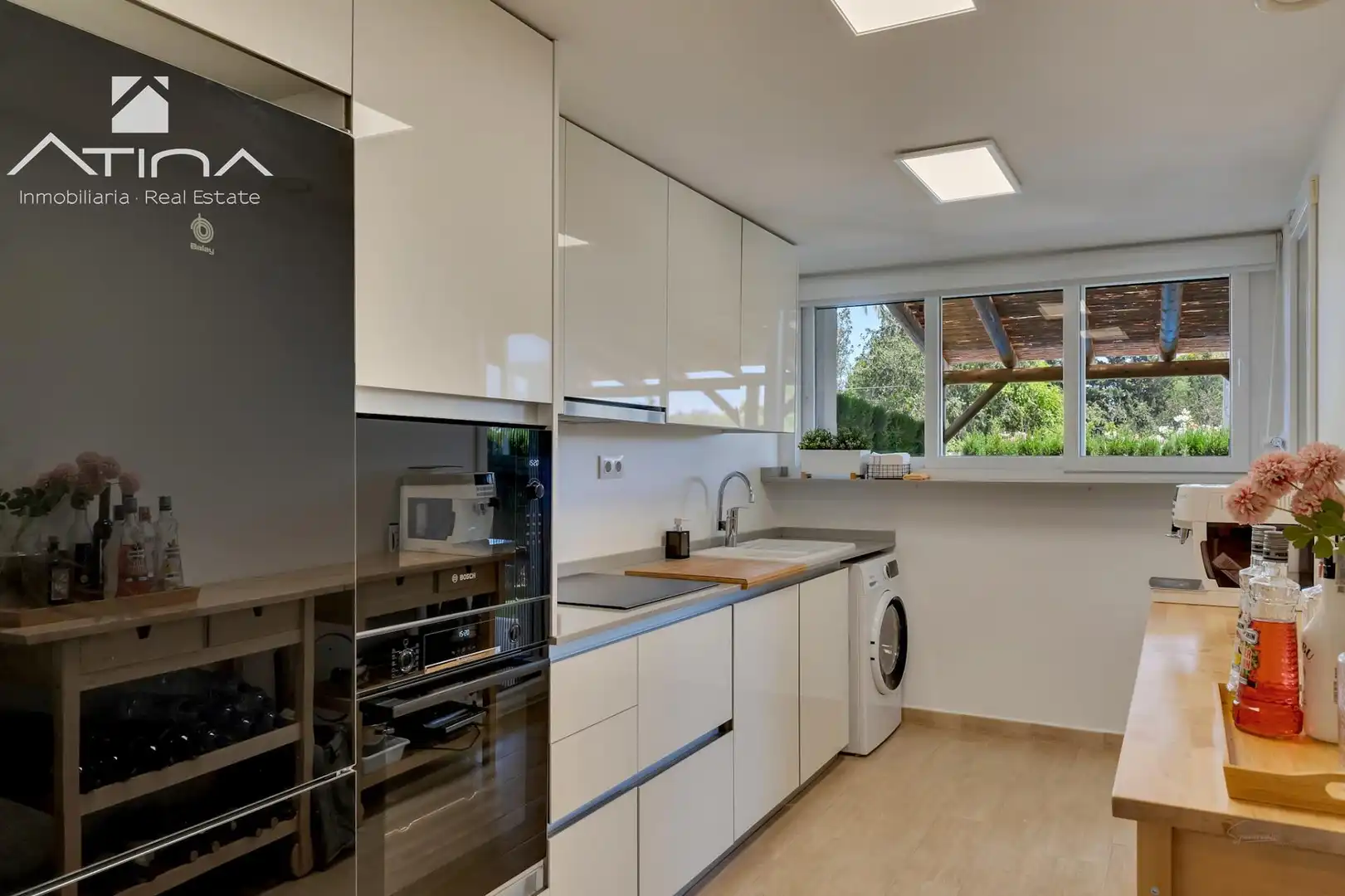 Küche von Einfamilien-Reihenhaus zum Verkauf in Jávea / Xàbia mit Klimaanlage, Terrasse und Gemeinschaftspool
