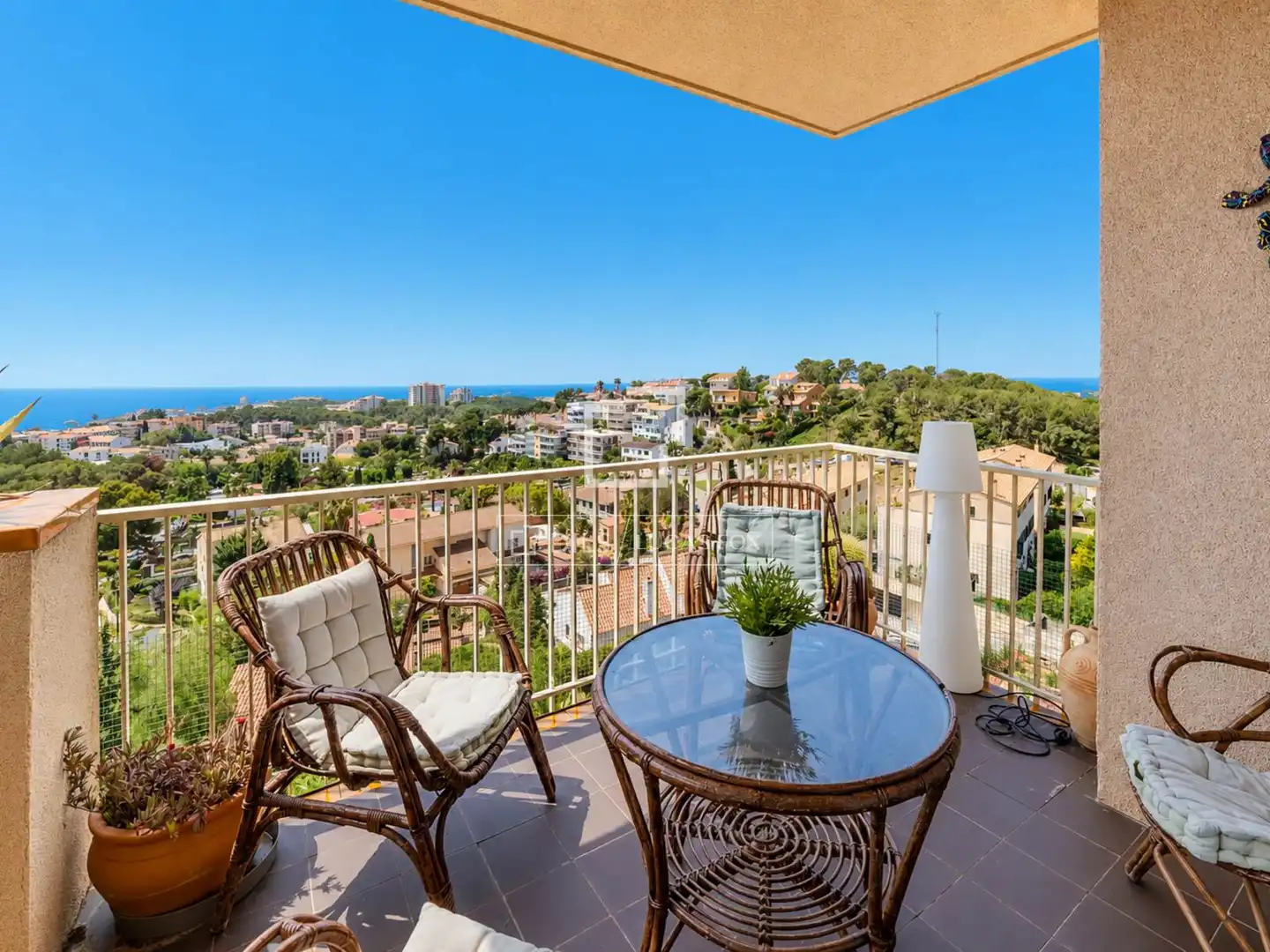 Balcony of Flat for sale in Sant Pere de Ribes  with Air Conditioner, Heating and Private garden