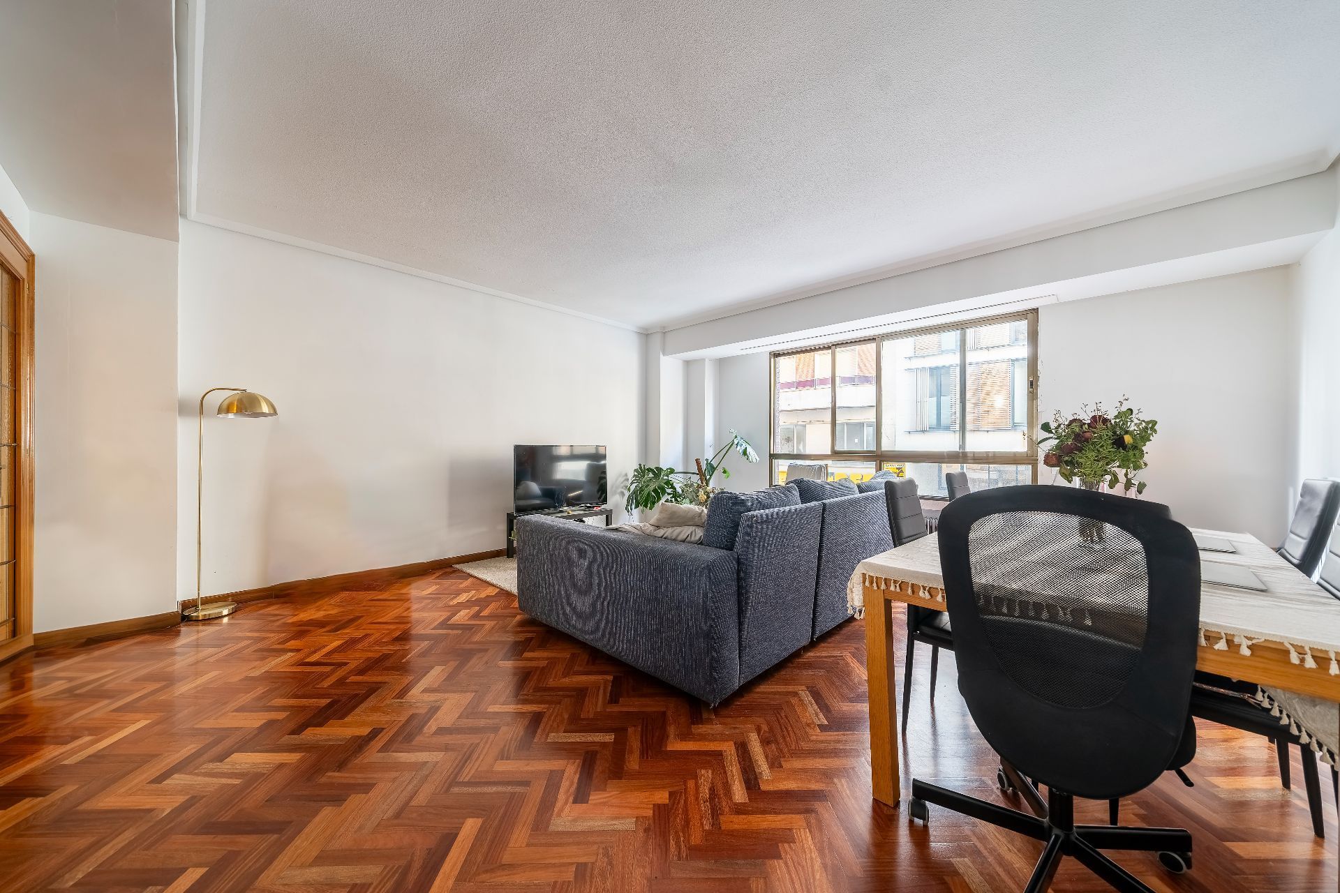 Living room of Flat for sale in  Madrid Capital  with Air Conditioner