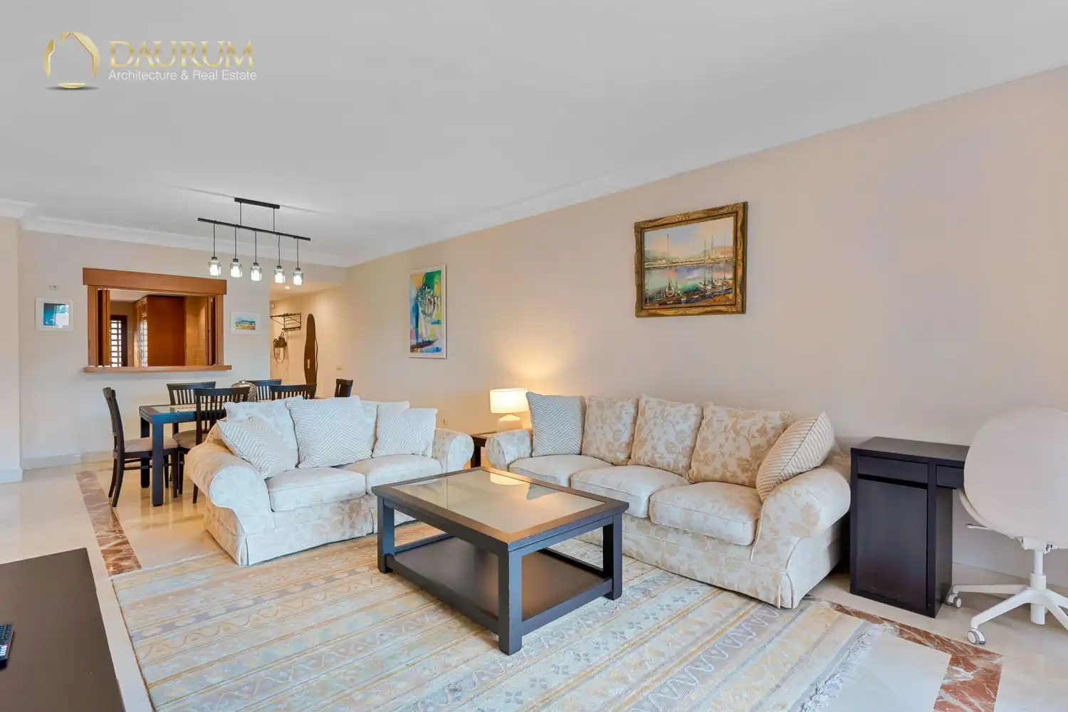 Sala de estar de Piso en venta en Marbella con Aire acondicionado, Calefacción y Terraza