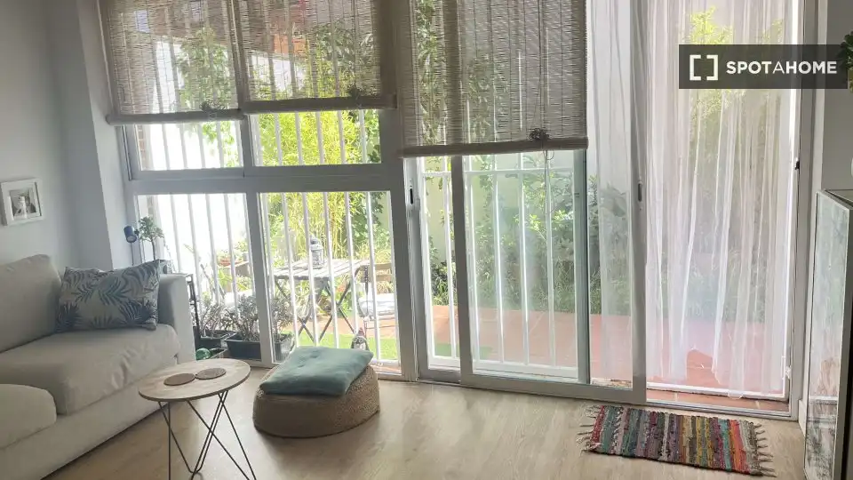 Terrassa de Apartament per a compartir en Madrid amb Aire condicionat, Calefacció i Terrassa