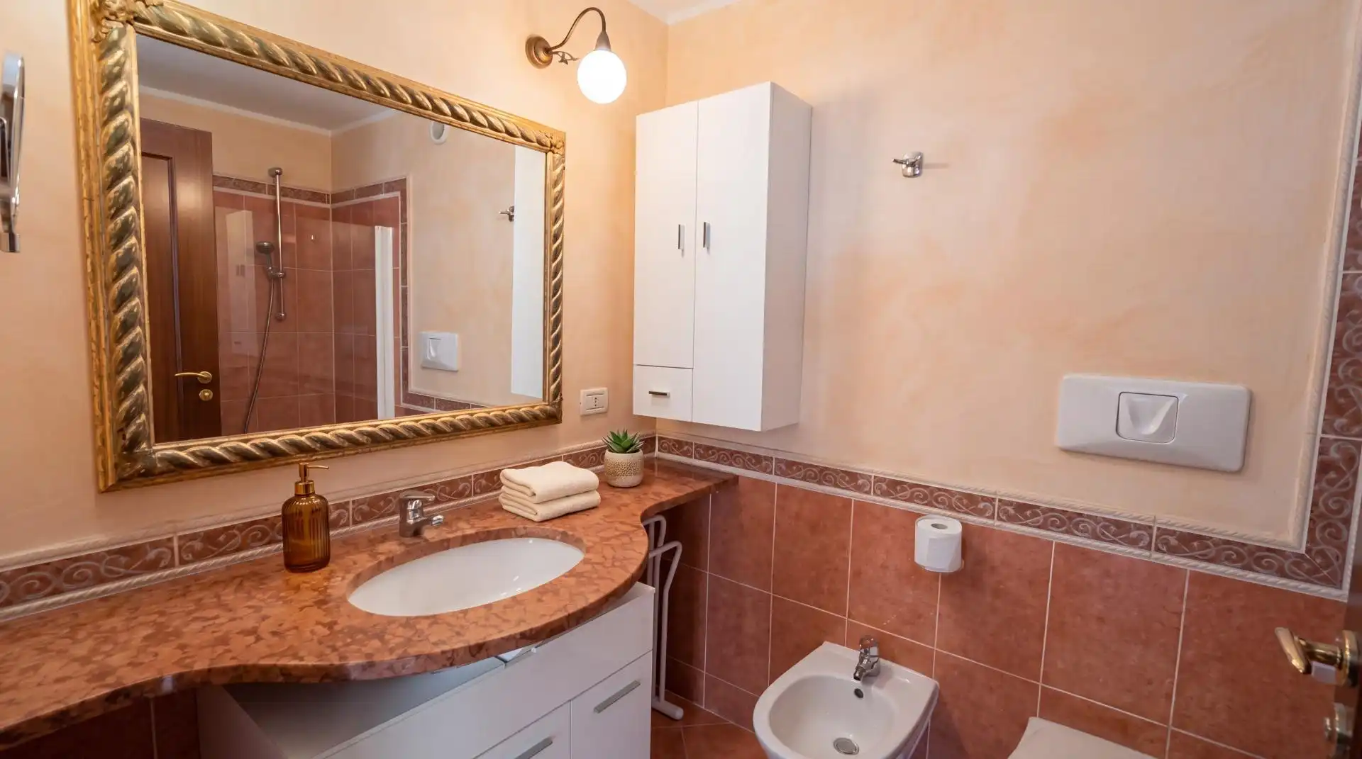Baño de Apartamento en venta en Roquetas de Mar con Aire acondicionado, Calefacción y Terraza
