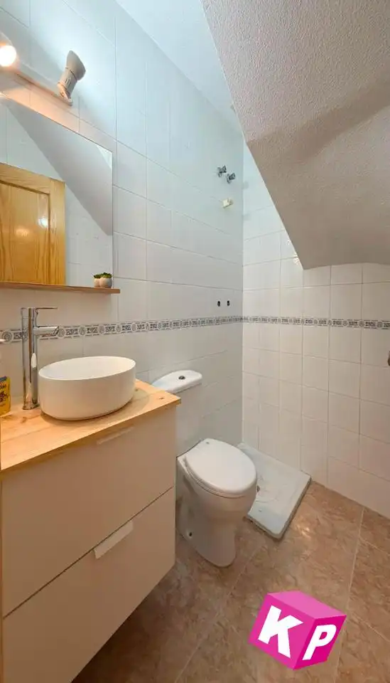 Bany de Casa o xalet en venda en Santa Pola amb Aire condicionat, Terrassa i Piscina