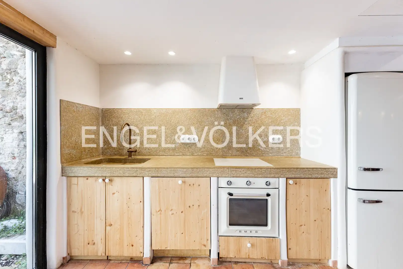 Kitchen of Houses for rent in Sant Pol de Mar  with Air Conditioner, Heating and Parquet flooring