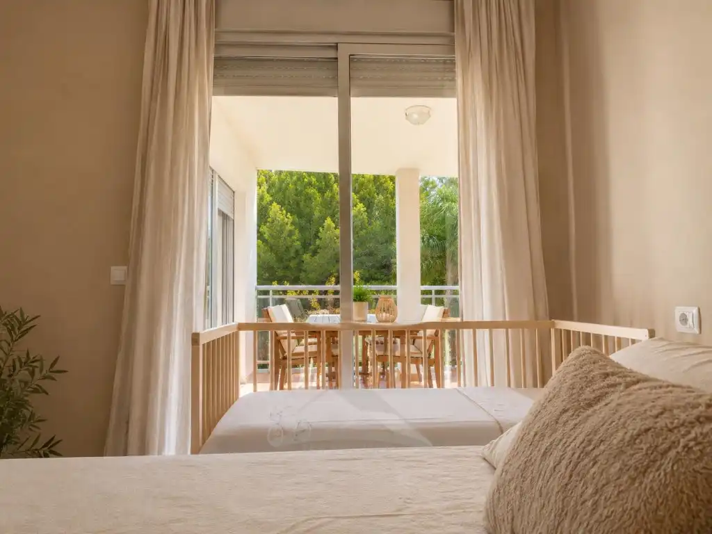 Balcony of Apartments for sale in L'Ametlla de Mar   with Air Conditioner, Private garden and Terrace