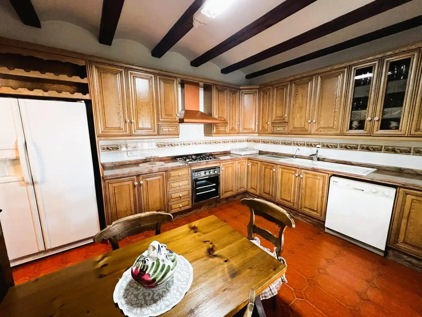 Cocina de Finca rústica en venta en Monóvar  / Monòver con Aire acondicionado, Calefacción y Jardín privado