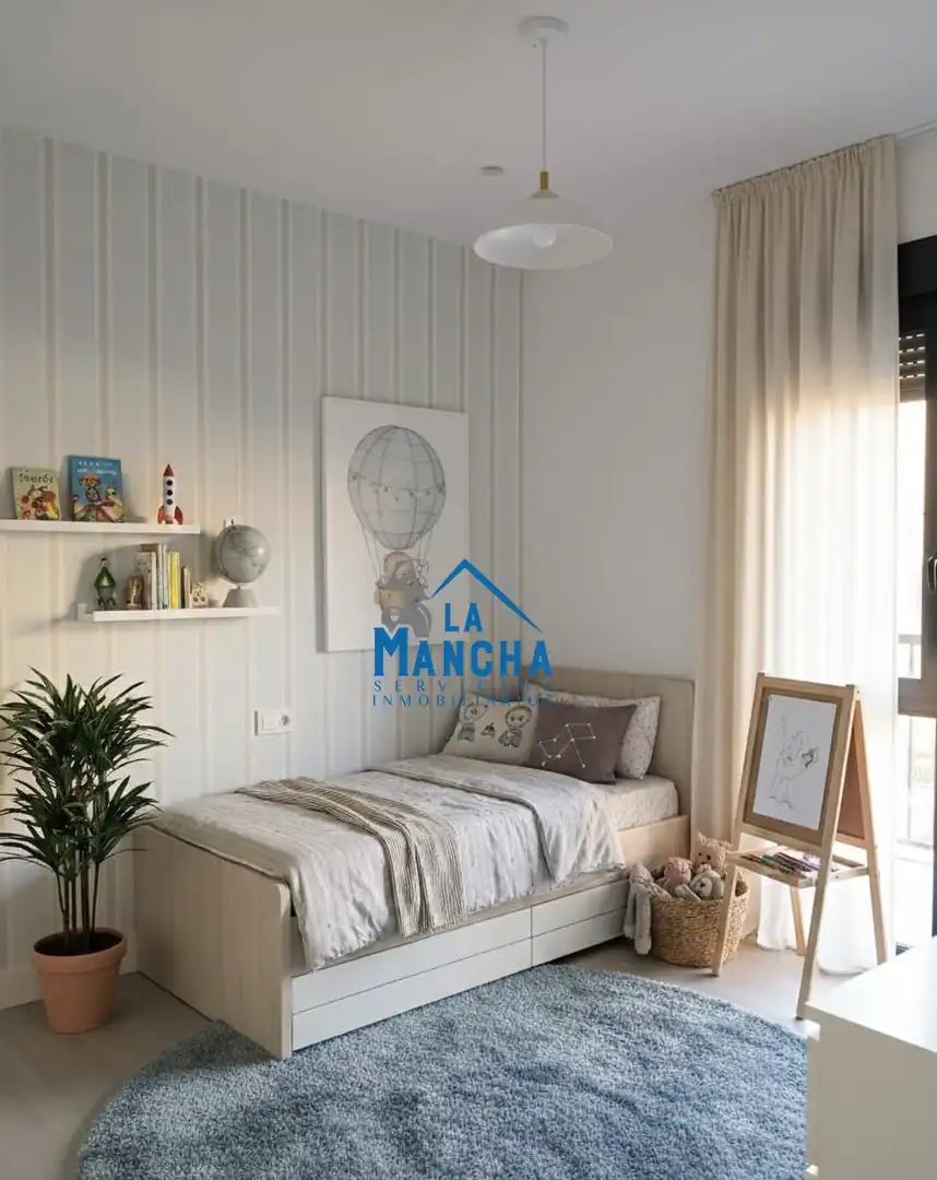 Bedroom of Houses for sale in Albacete  with Terrace, Swimming Pool and Furnished