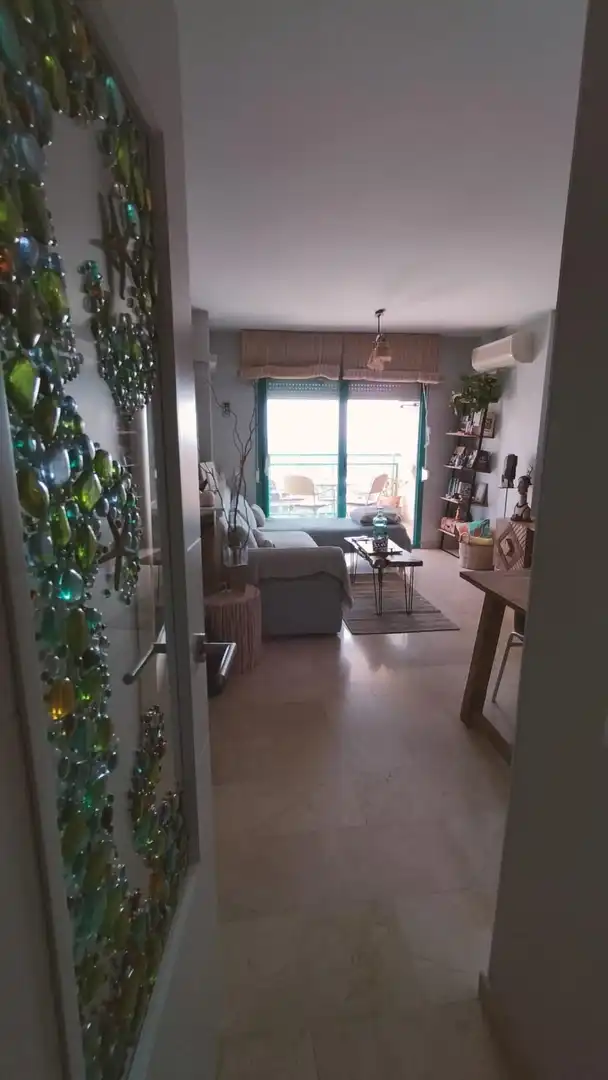 Living room of Flat for sale in Villajoyosa / La Vila Joiosa  with Air Conditioner and Community pool
