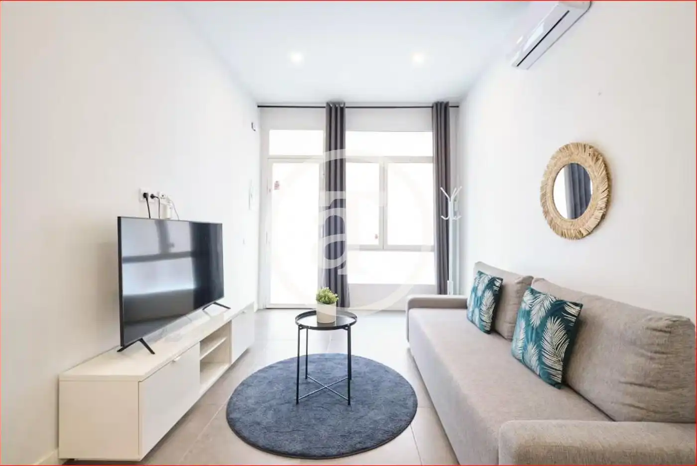 Wohnzimmer von Wohnung zur Miete in Madrid mit Klimaanlage, Heizung und Möbliert