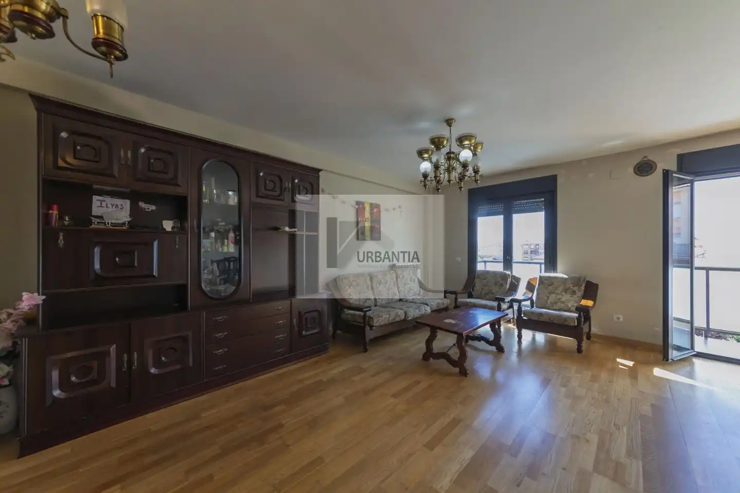 Living room of Flat for sale in Larraga  with Heating, Parquet flooring and Terrace