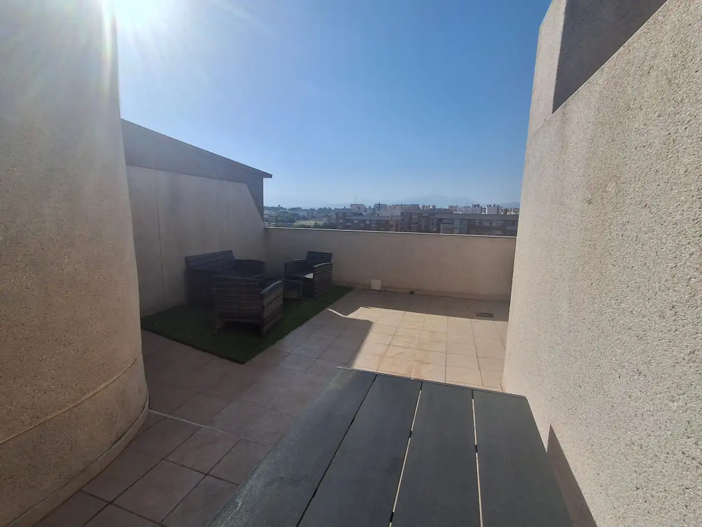 Terrace of Flat for rent in Alicante / Alacant  with Air Conditioner, Heating and Terrace