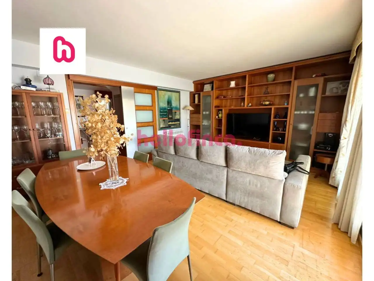 Wohnzimmer von Maisonette zum Verkauf in Badalona mit Heizung, Parkett und Terrasse