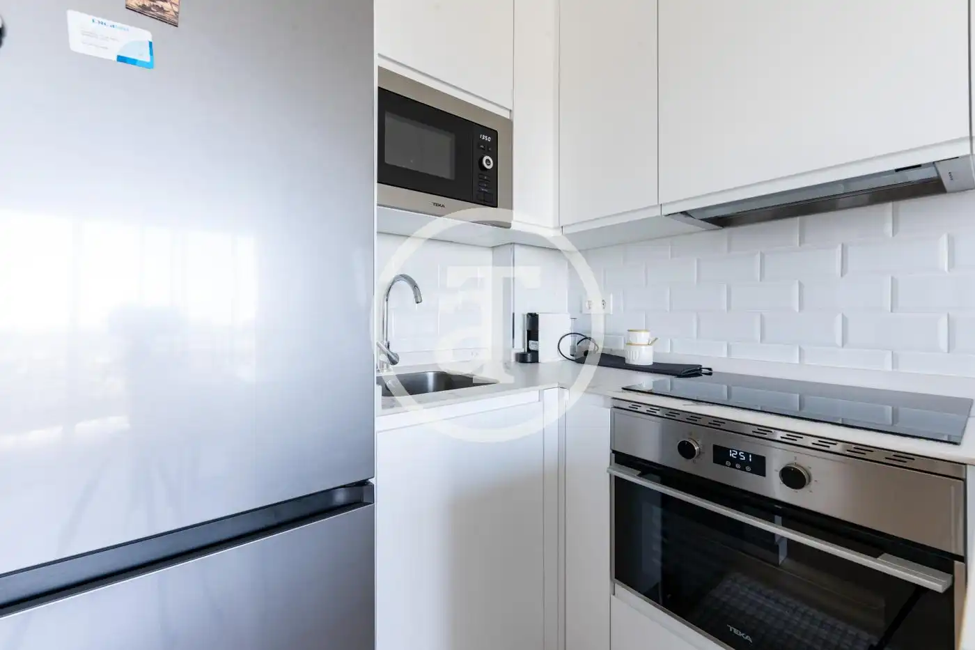 Cocina de Piso de alquiler en Madrid con Aire acondicionado, Calefacción y Amueblado