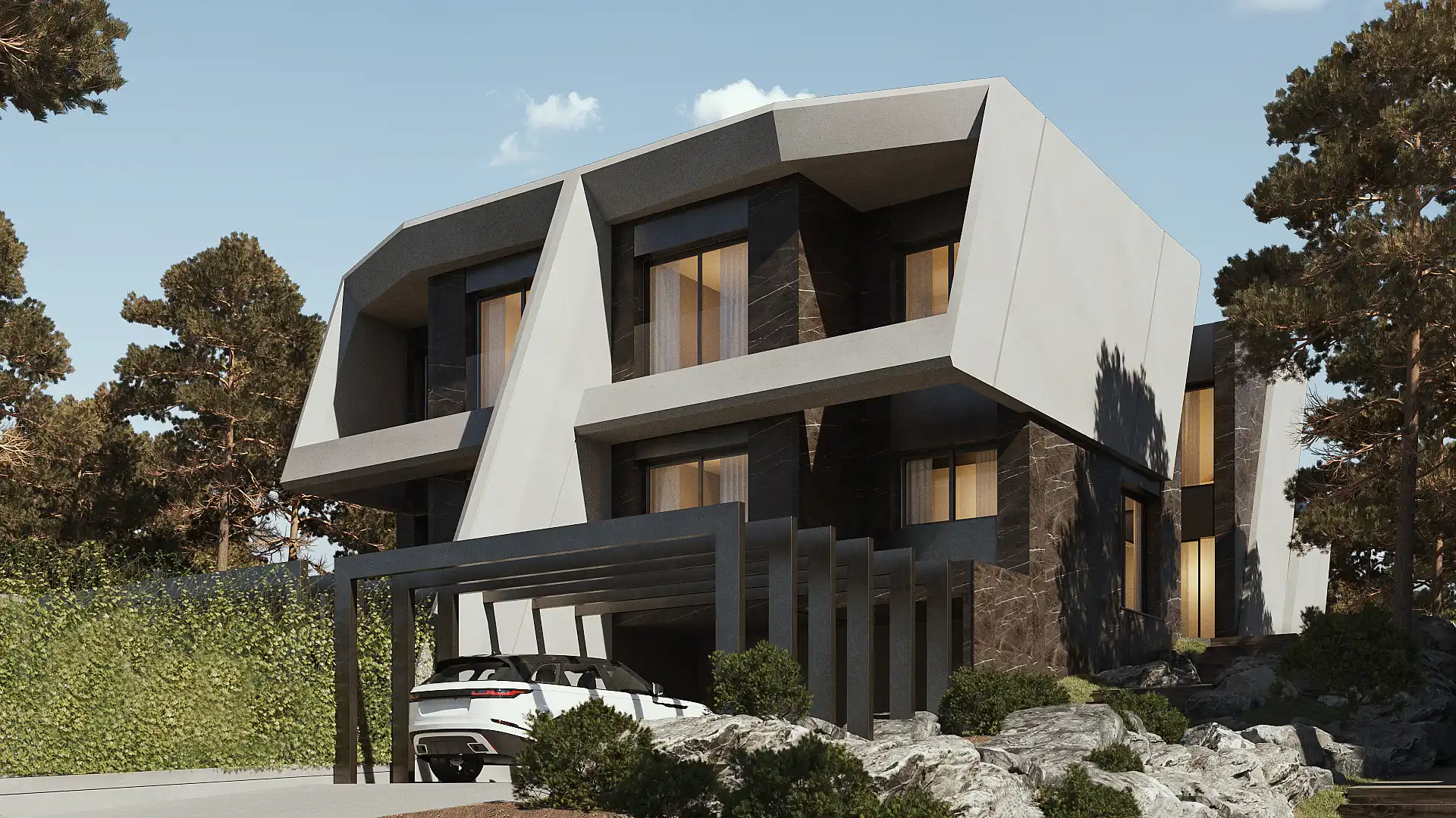 Vista exterior de Casa o chalet en venta en Torrelodones con Aire acondicionado, Jardín privado y Terraza