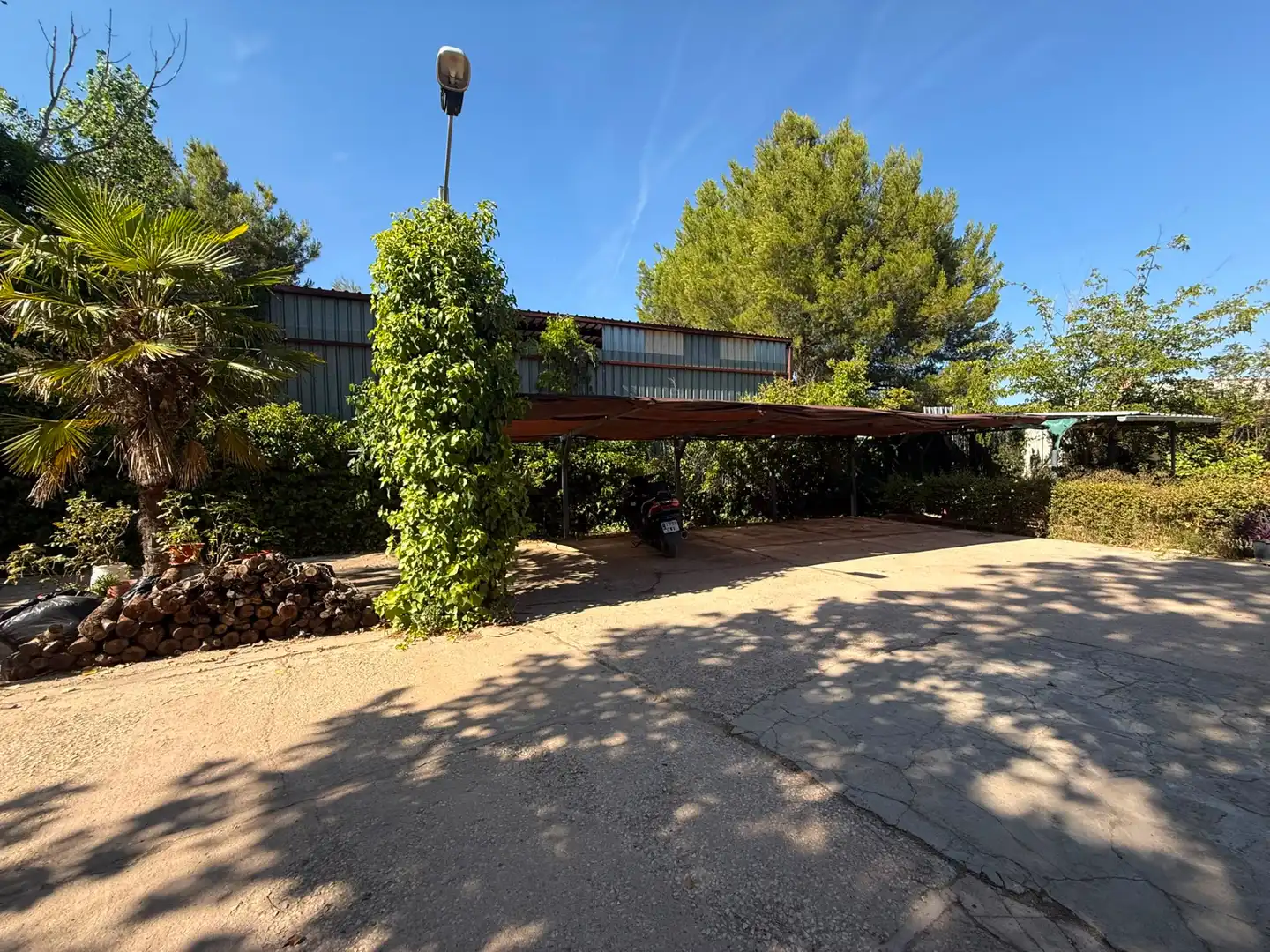 Vista exterior de Casa o chalet en venta en Argamasilla de Alba con Jardín privado, Terraza y Piscina