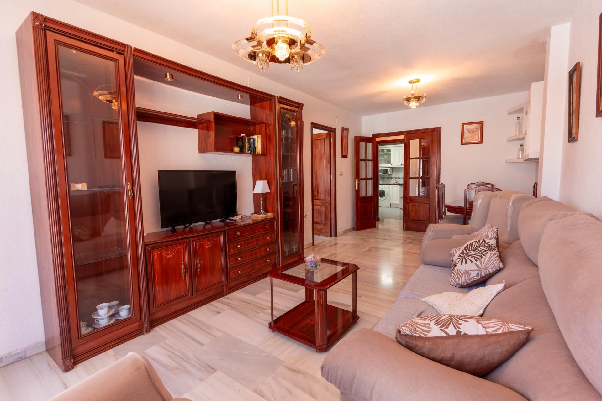 Living room of Flat for sale in Armilla  with Balcony