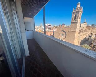 Balcony of Flat to rent in  Valencia Capital  with Furnished and Balcony