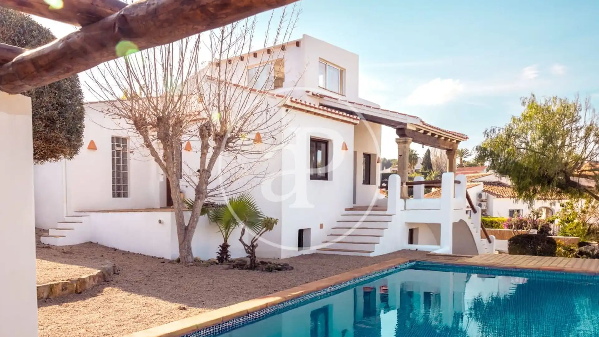 Vista exterior de Casa o chalet en venta en Jávea / Xàbia con Aire acondicionado, Calefacción y Jardín privado