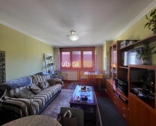 Living room of Flat for sale in Vigo   with Heating, Parquet flooring and Terrace