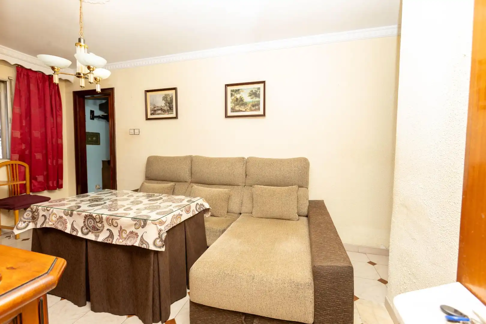 Living room of Flat for sale in Málaga  with Terrace, Storage room and Balcony