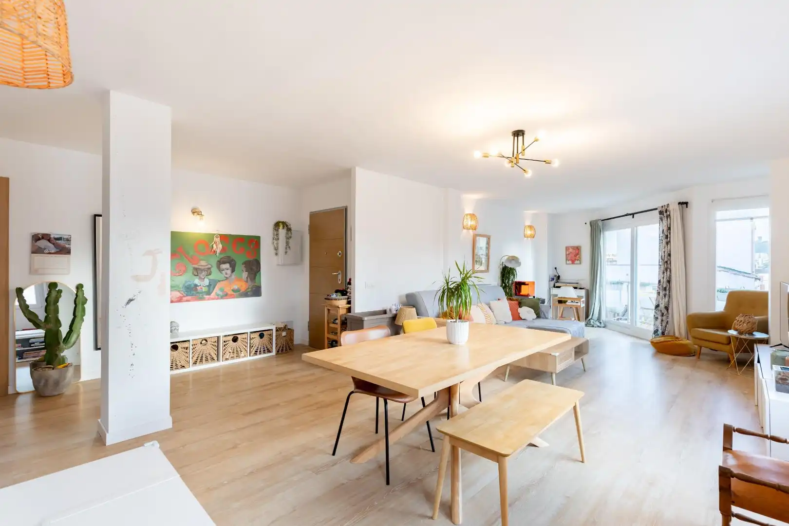 Sala de estar de Apartamento en venta en  Palma de Mallorca con Aire acondicionado, Calefacción y Parquet