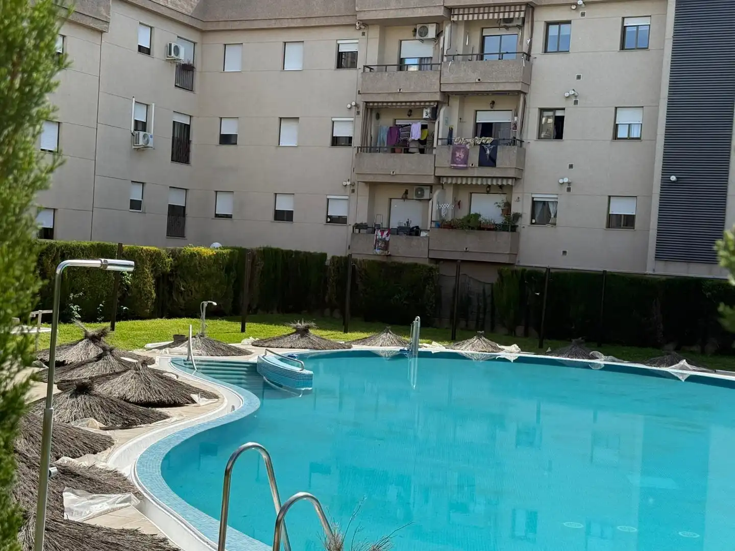 Swimming pool of Flat for sale in Jerez de la Frontera  with Air Conditioner, Private garden and Storage room