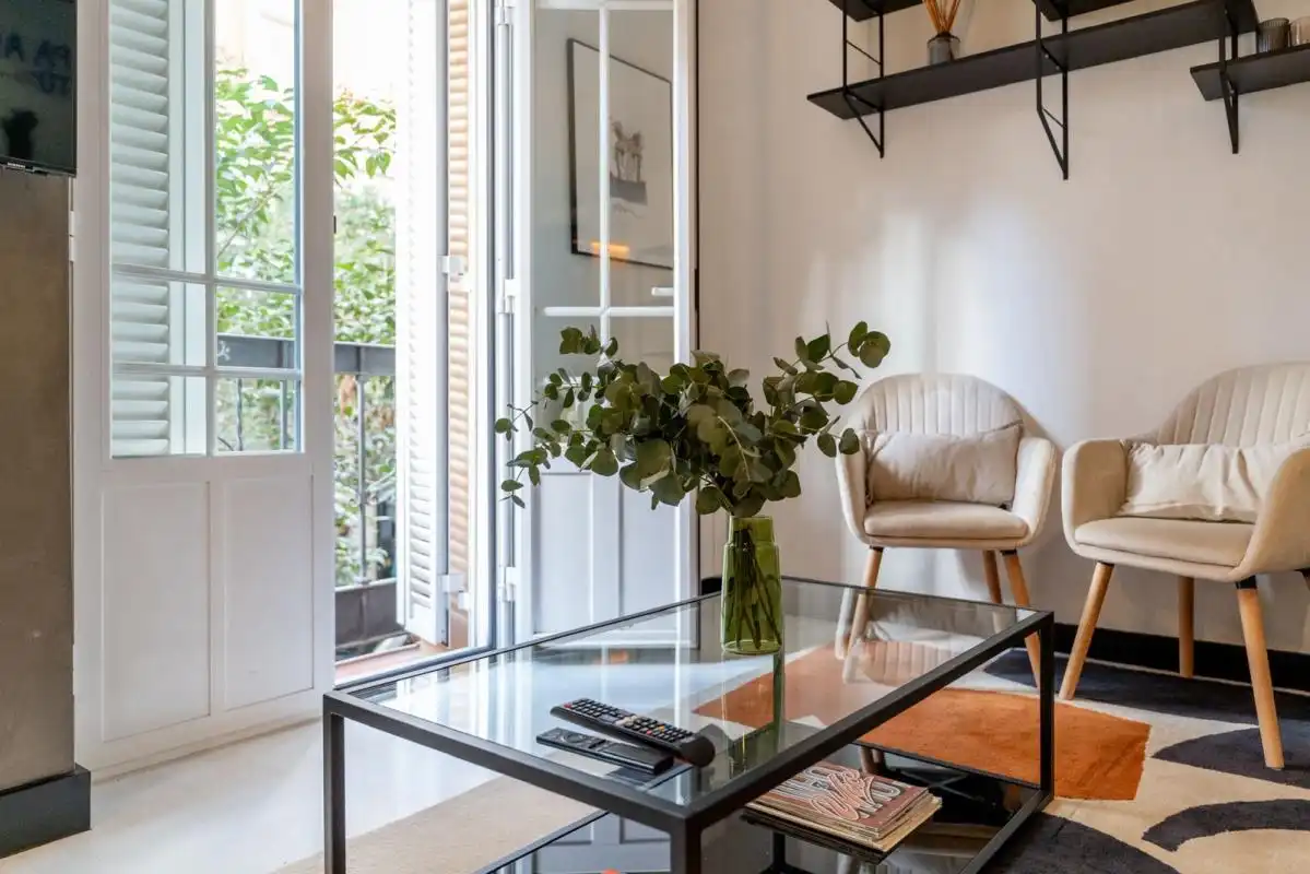Sala de estar de Piso en venta en Madrid con Aire acondicionado, Calefacción y Amueblado