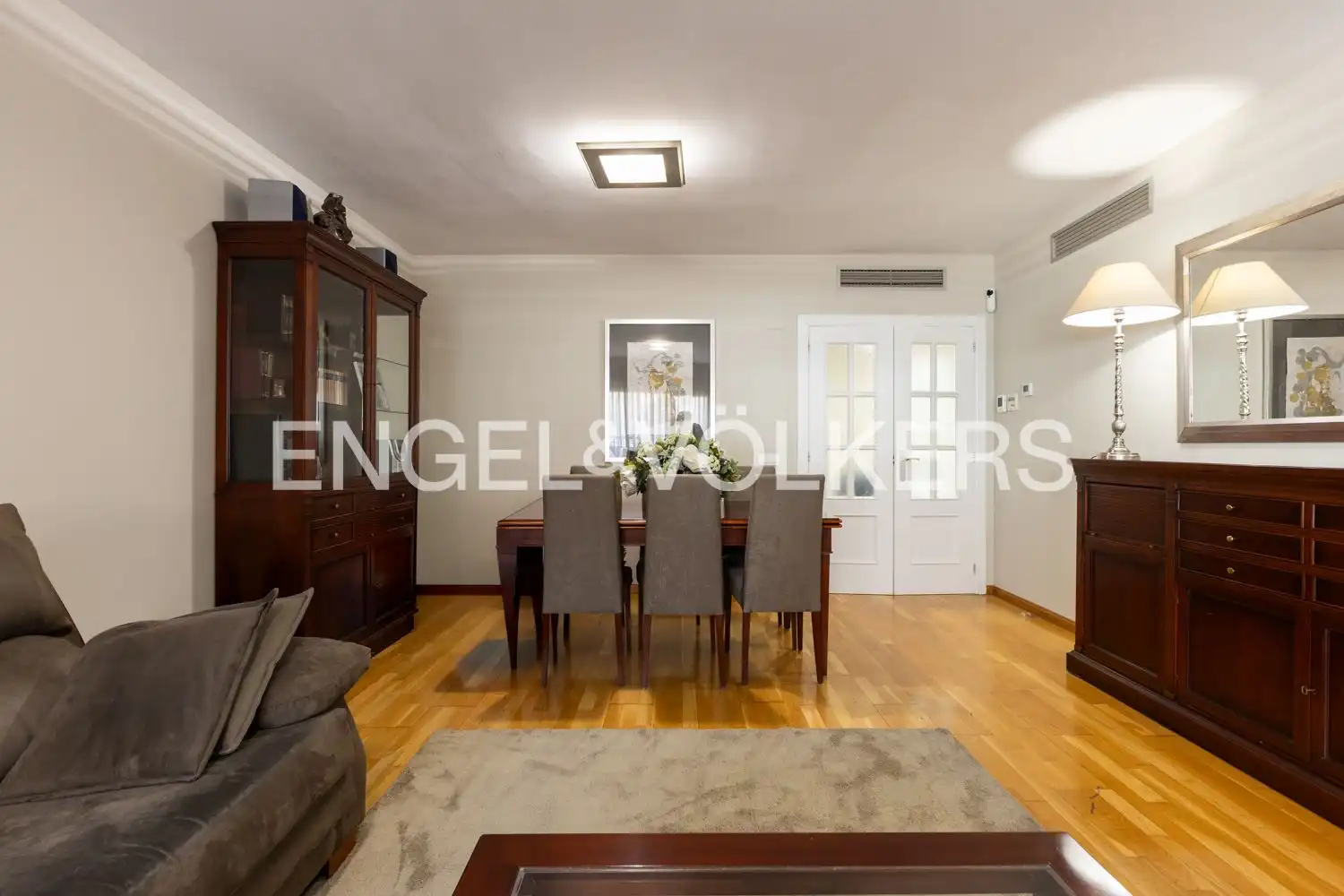 Comedor de Piso de alquiler en Valencia con Aire acondicionado, Calefacción y Parquet