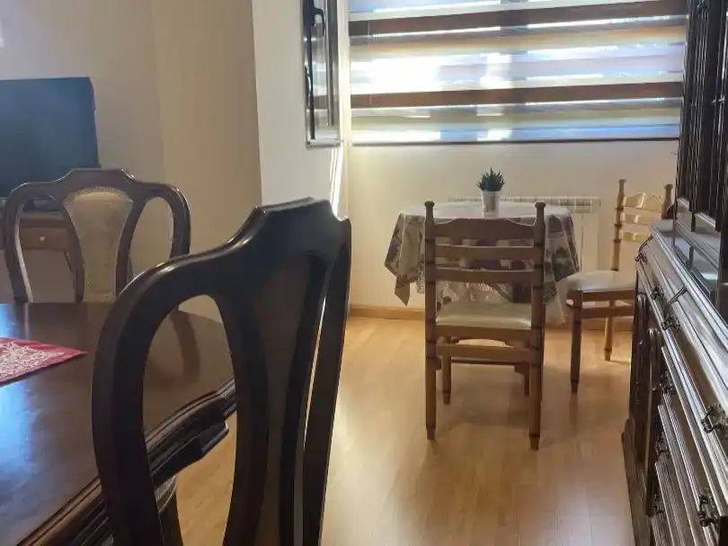 Dining room of Flat for rent in Valdevimbre  with Parquet flooring and Furnished
