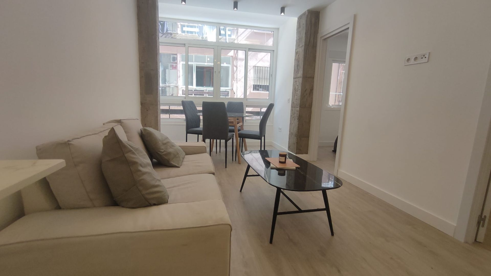 Sala d'estar de Pis en venda en Málaga Capital
