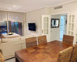 Dining room of Flat for sale in  Córdoba Capital  with Air Conditioner, Private garden and Parquet flooring