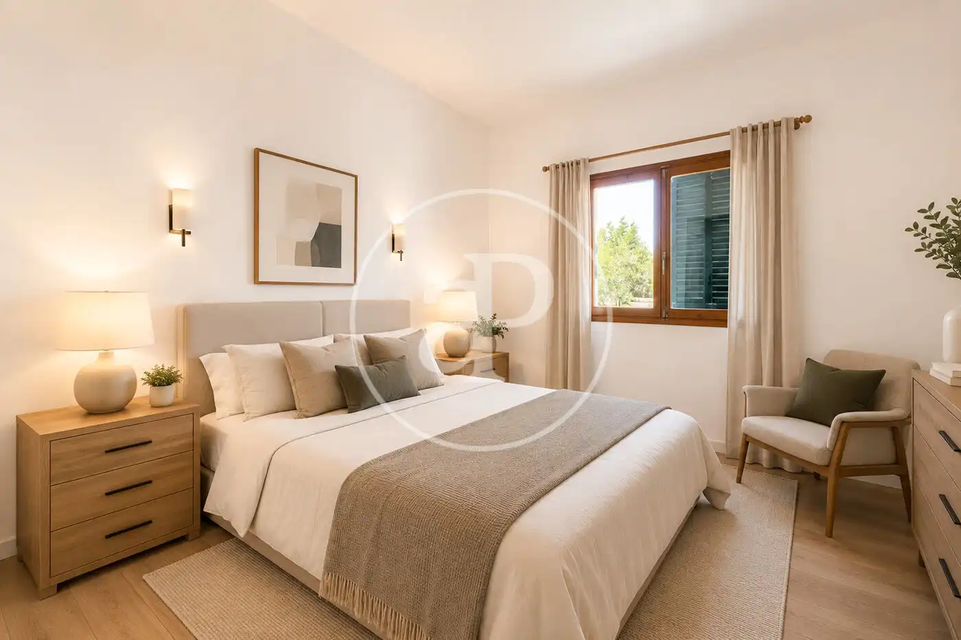 Schlafzimmer von Wohnung zum Verkauf in Santanyí mit Privatgarten