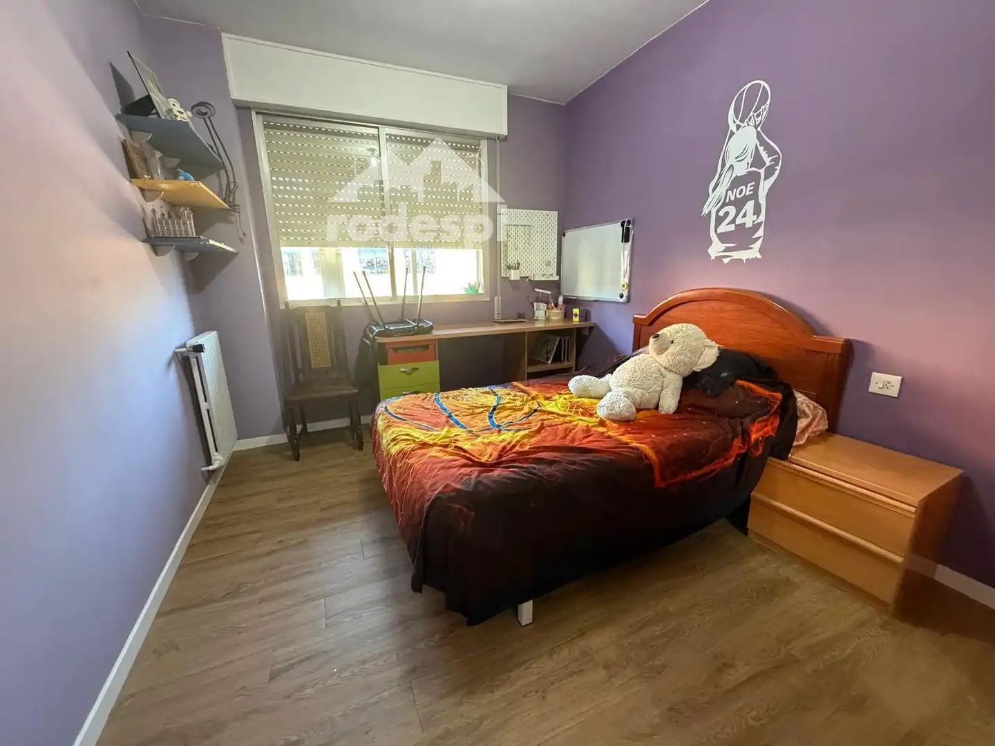 Schlafzimmer von Wohnung zur Miete in Ponteareas mit Heizung, Terrasse und Möbliert