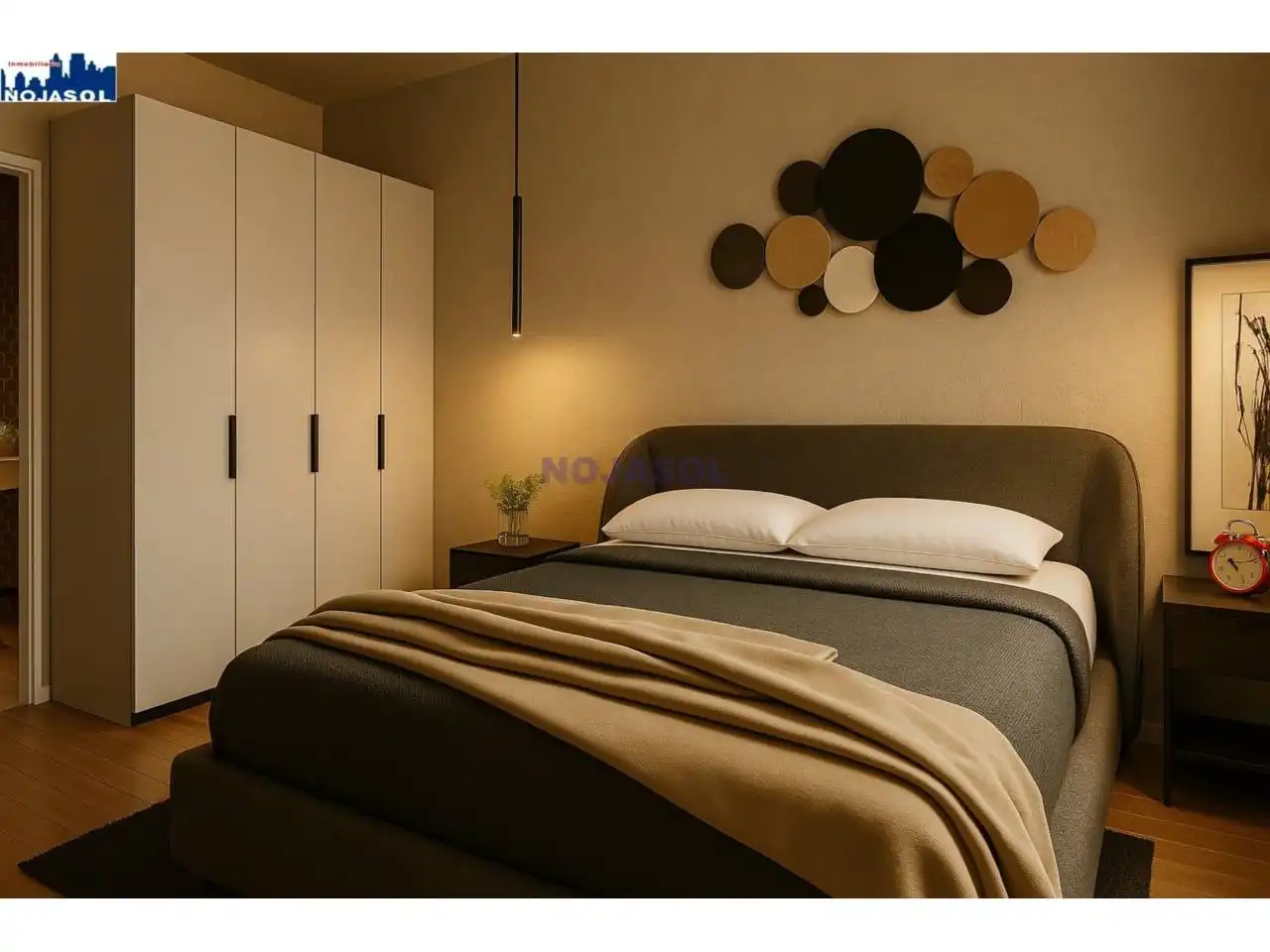 Schlafzimmer von Wohnungen zum Verkauf in Argoños  mit Heizung, Terrasse und Gemeinschaftspool