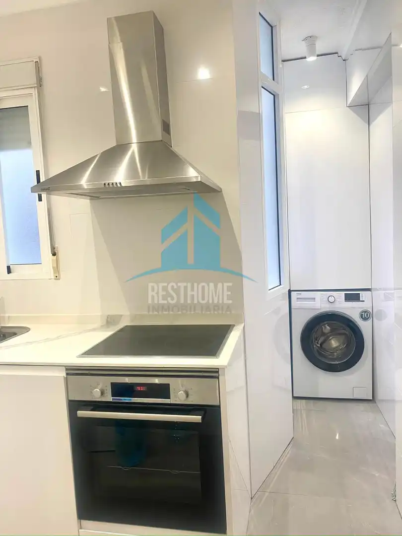 Cocina de Apartamento de alquiler en Cullera con Aire acondicionado, Calefacción y Terraza