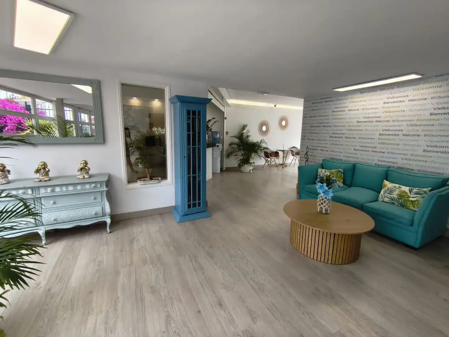 Wohnzimmer von Maisonette zur Miete in San Bartolomé de Tirajana mit Parkett, Möbliert und Waschmaschine