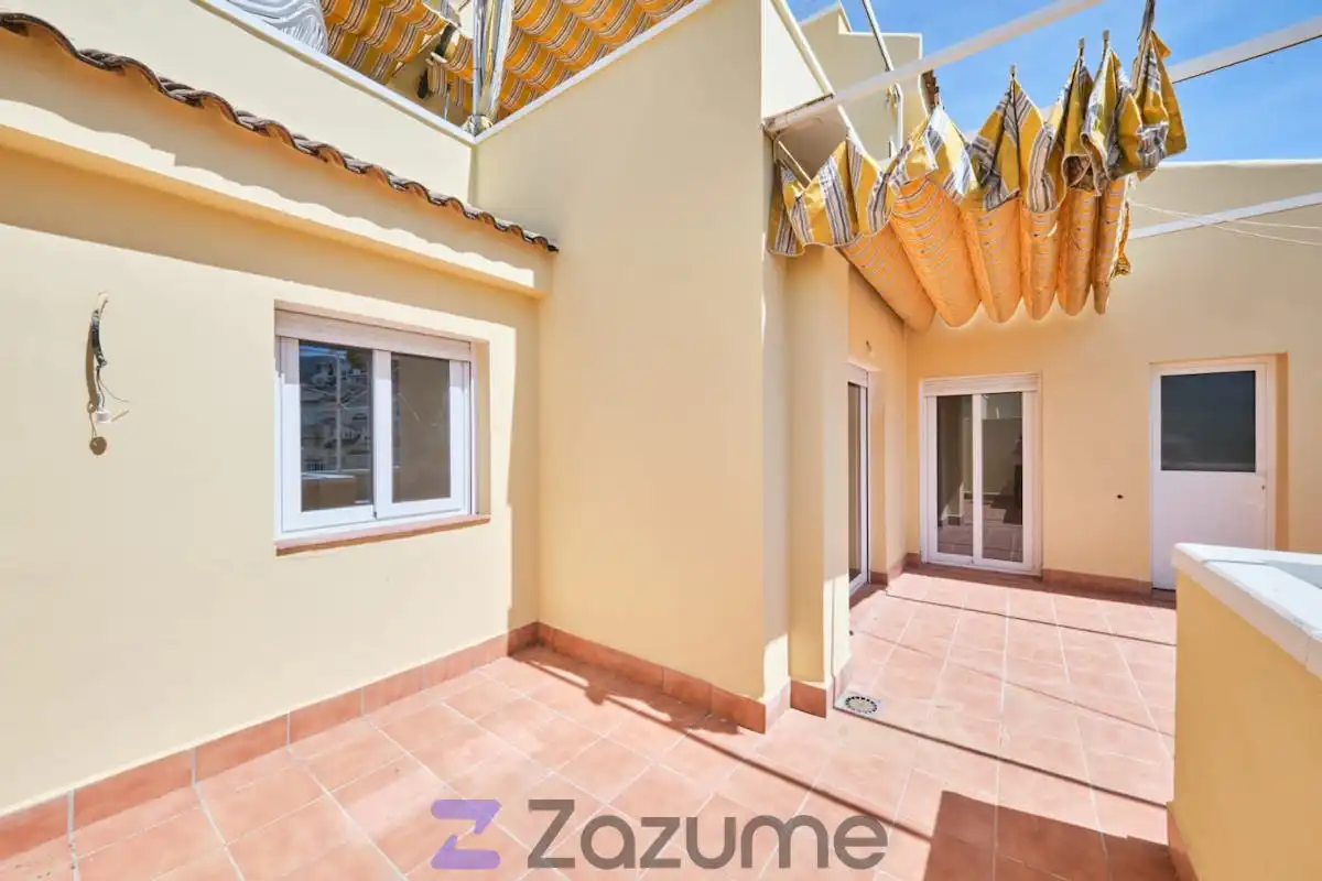 Balcony of Flat for rent in Cenes de la Vega  with Air Conditioner, Heating and Private garden
