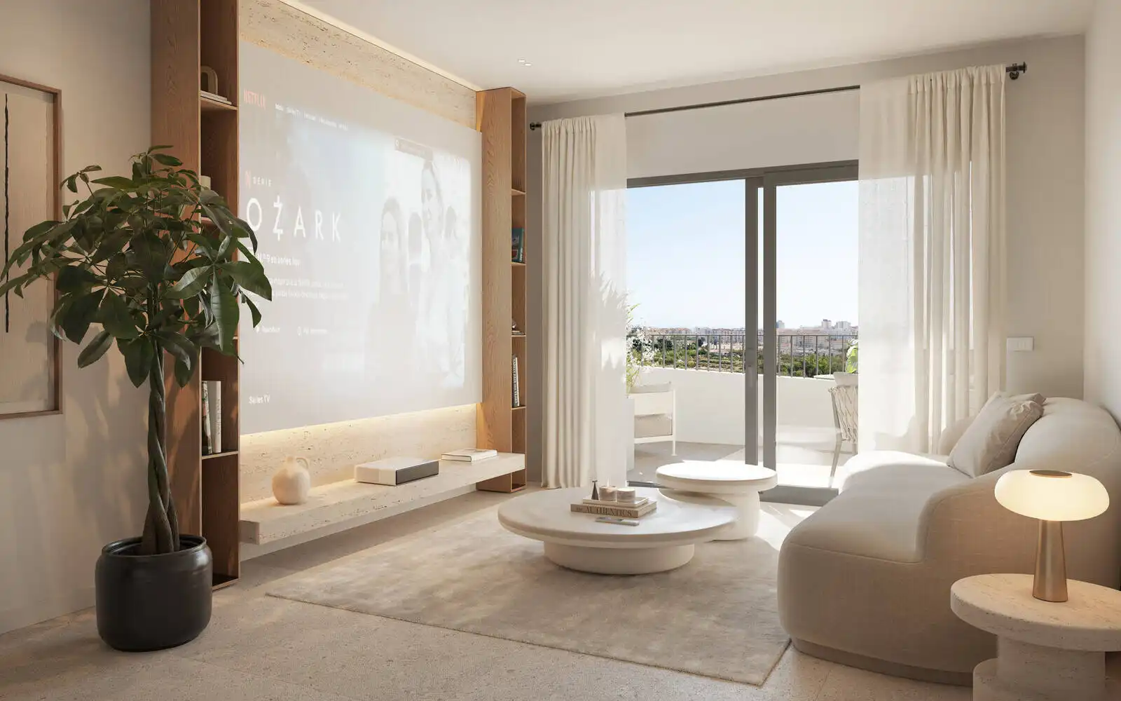 Sala de estar de Apartamento en venta en Fuengirola con Aire acondicionado, Terraza y Trastero