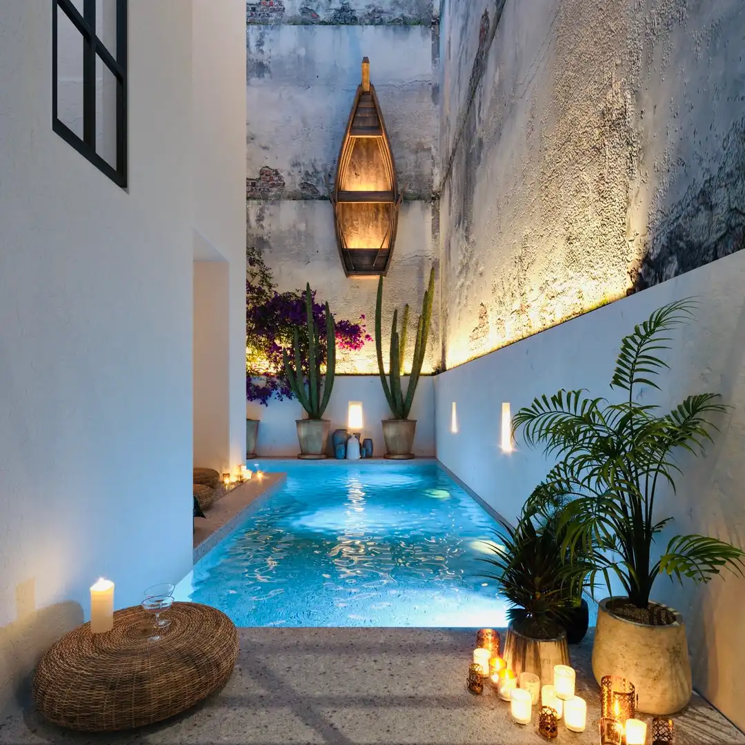 Piscina de Casa adosada en venta en Benissa con Jardín privado, Terraza y Trastero