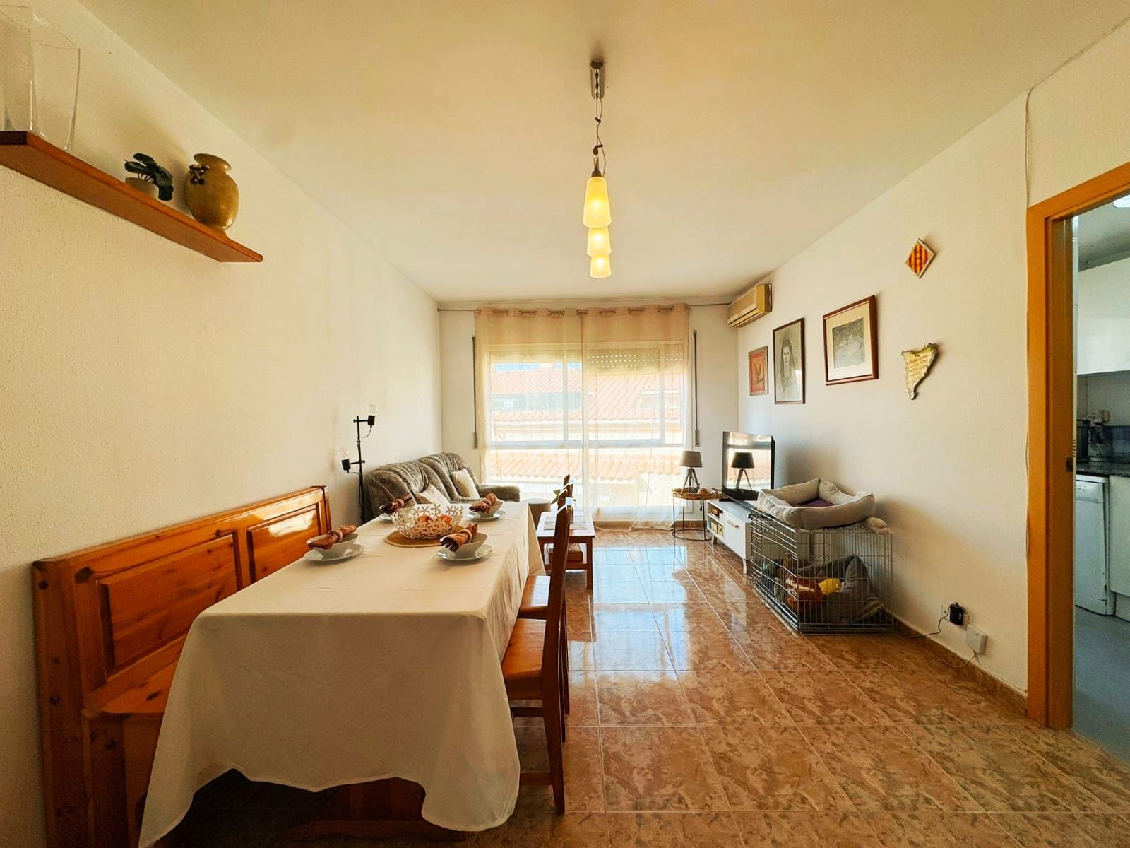 Living room of Attic for sale in Rubí  with Air Conditioner
