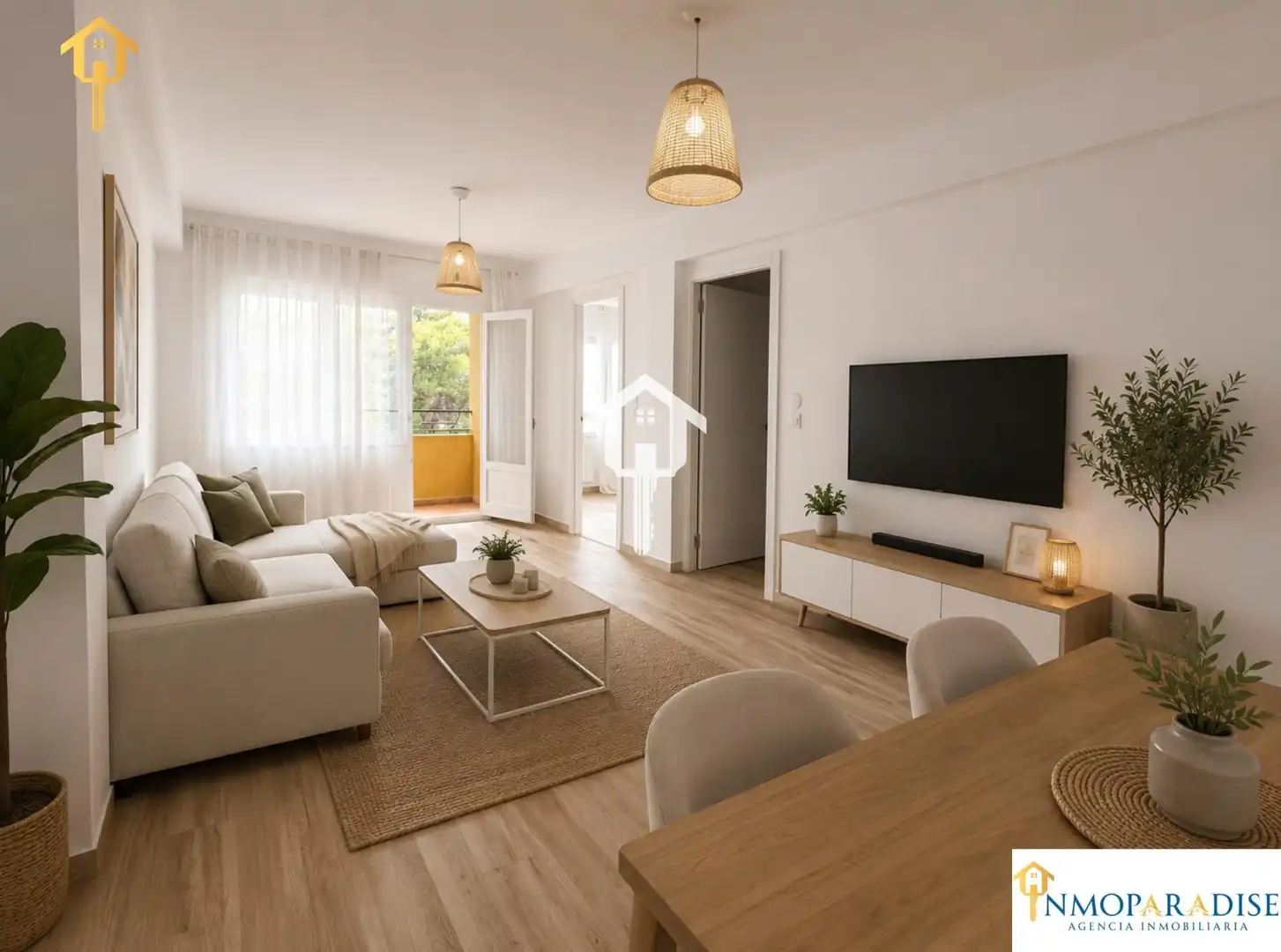 Sala de estar de Piso en venta en Elda con Balcón