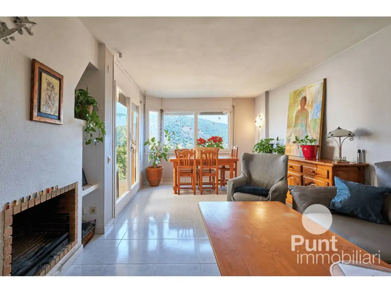 Sala de estar de Casa o chalet en venta en Teià con Calefacción