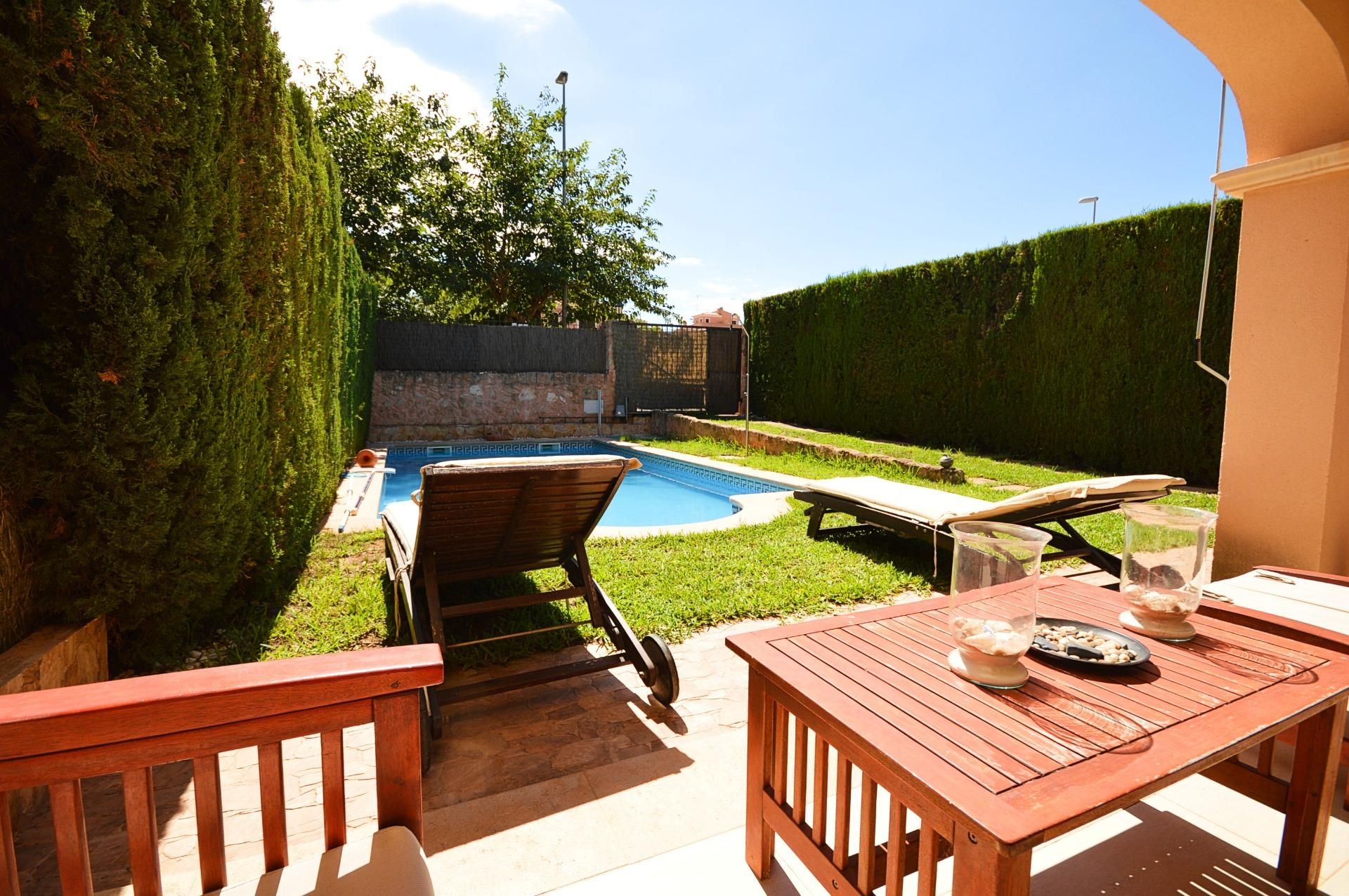 Garden of Single-family semi-detached for sale in Llucmajor  with Air Conditioner, Private garden and Swimming Pool