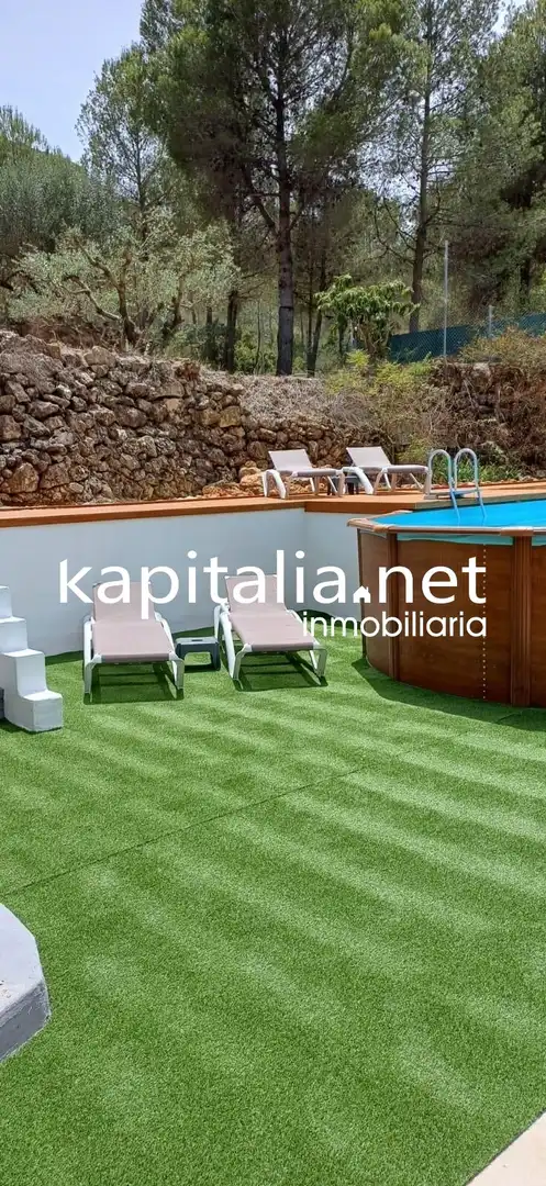 Piscina de Casa o xalet en venda en Albaida amb Aire condicionat, Traster i Piscina