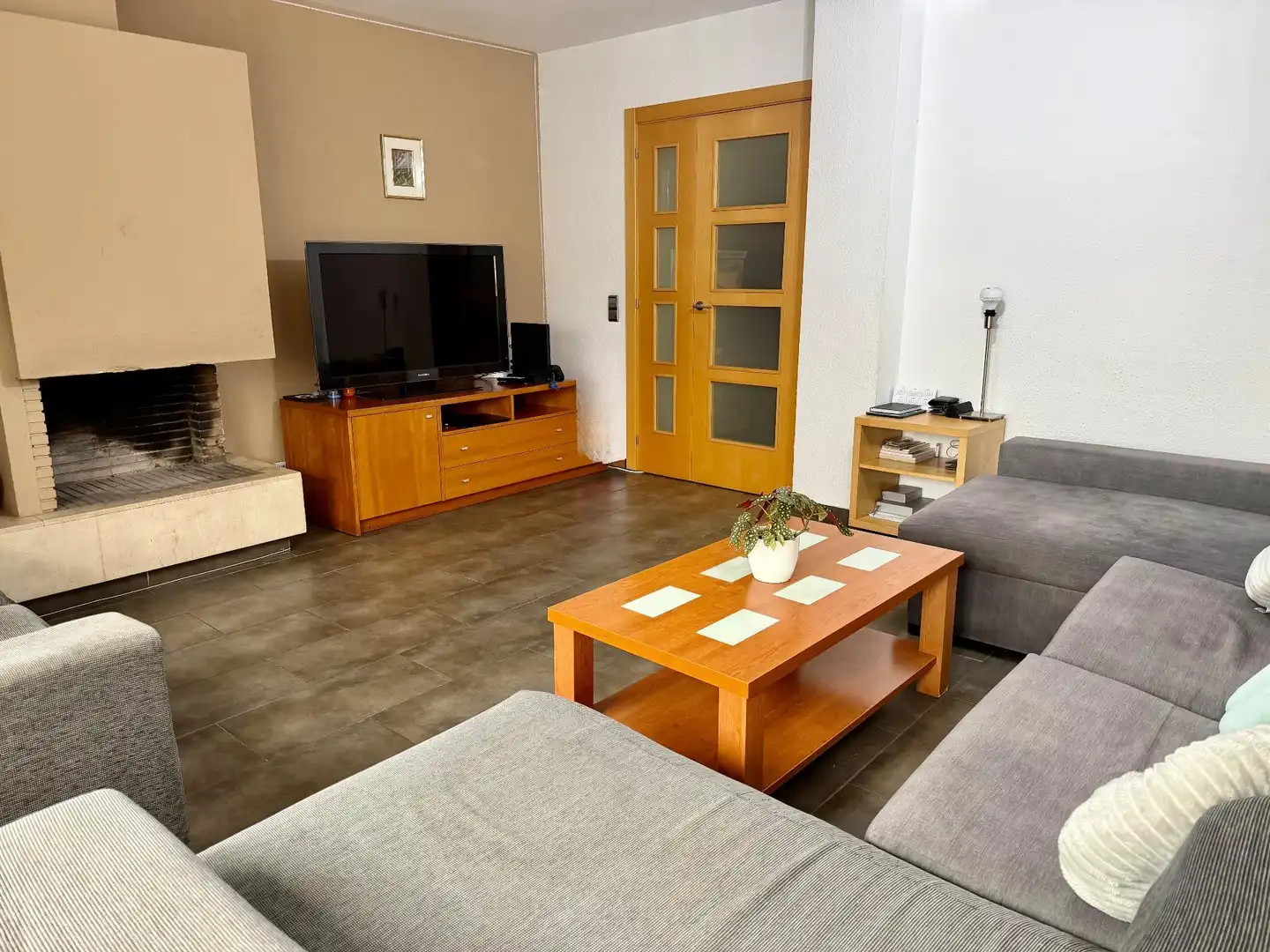 Sala de estar de Piso en venta en Mataró con Balcón
