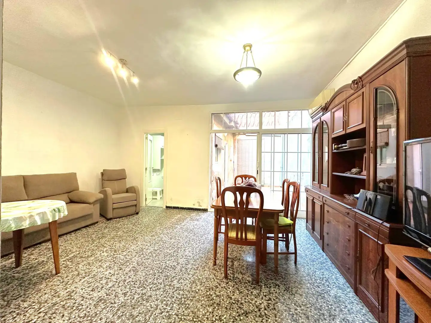 Dining room of Houses for sale in La Pobla Llarga  with Terrace, Storage room and Balcony